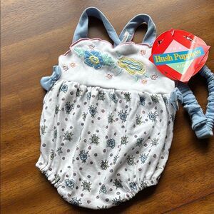 Vintage Hush Puppies Baby Girls Summer Onesie